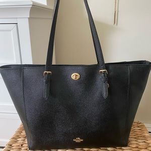 Black Coach tote bag